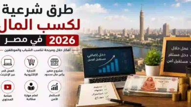 طرق شرعية لكسب المال في مصر 2026.. أفكار حلال ومربحة تناسب الشباب والموظفين