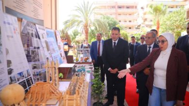 محافظ دمياط يتفقد مشروعات النعهد العالي للتكنولوجيا